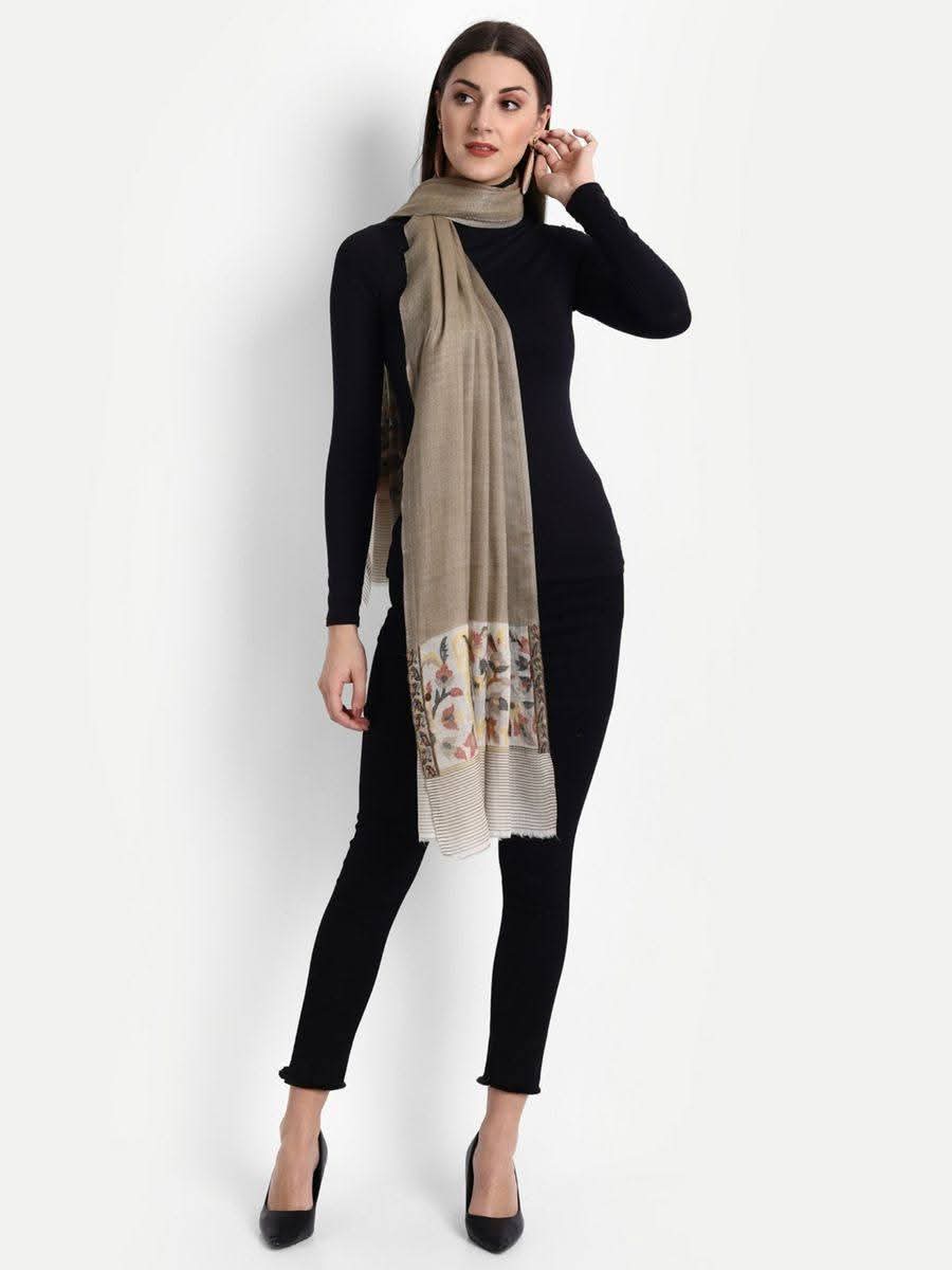 Kashmiri Kani weaving pladar ultra fine Stoles