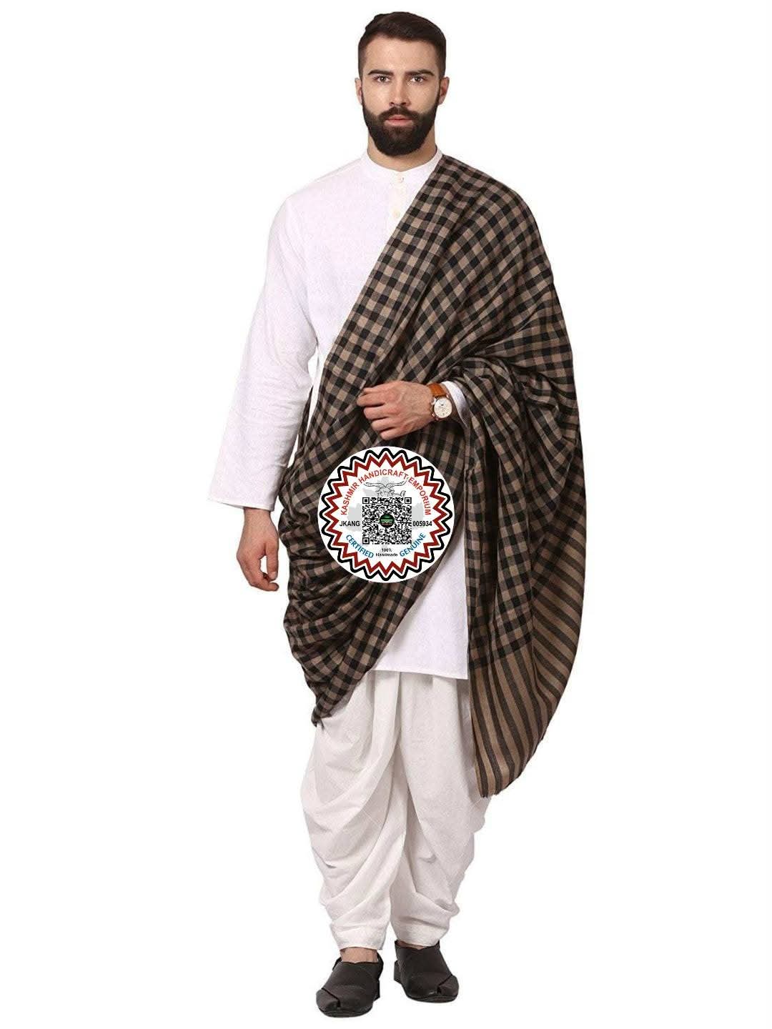 Mens Check Shawl Light Weight ✨️ 😎 ♥️ 