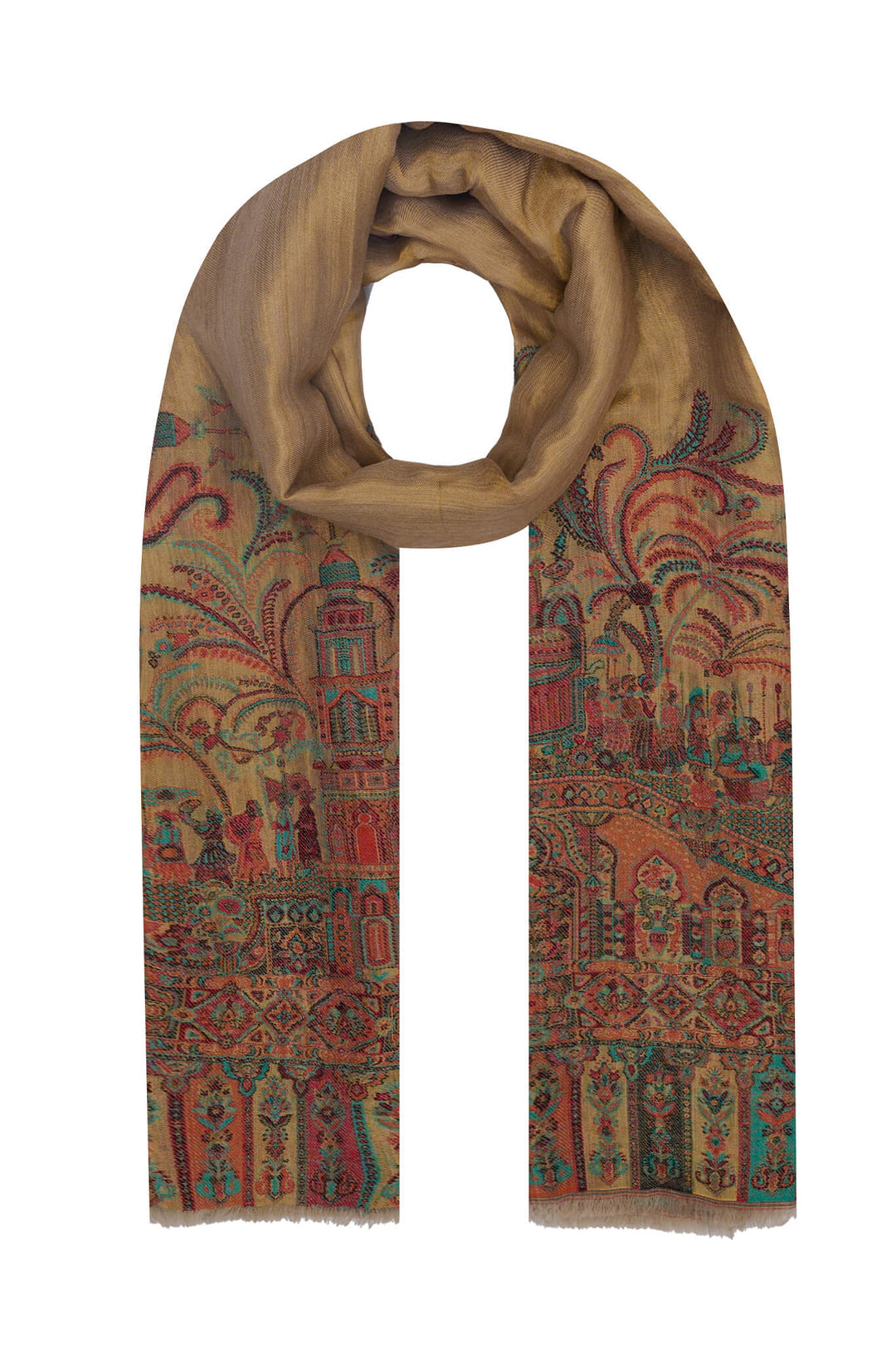 KHE Presented Zari ultra Fine Kaani Shawl