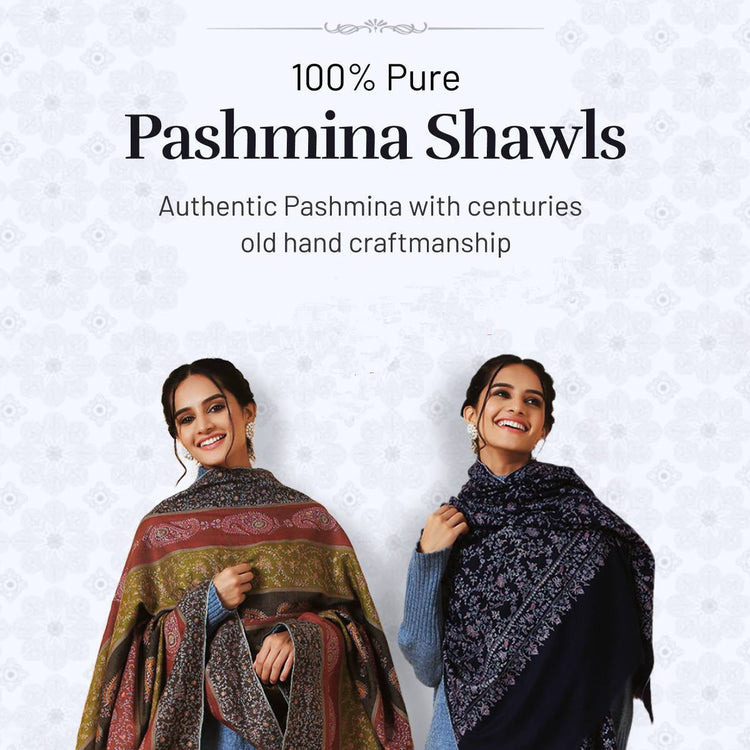 100% PURE PASHMINA SHAWLS