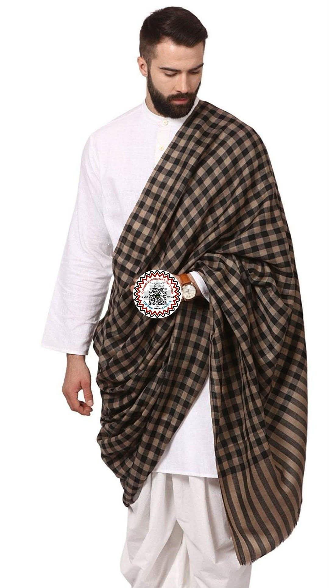 Mens Check Shawl Light Weight ✨️ 😎 ♥️&nbsp;